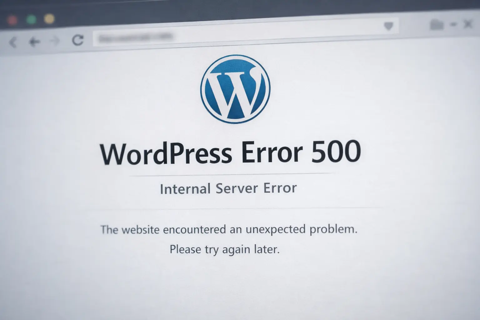WordPress Error 500 — Was bedeutet das und wie behebt man ihn?